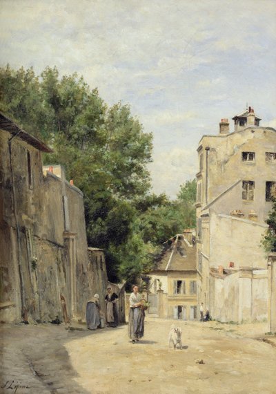 Saint-Vincent-Straße, Montmartre von Stanislas Victor Edouard Lepine